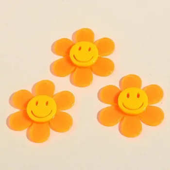 Přívěsek 5 ks Kreslené květinové přívěsky pro děti | dětské přívěsky | akrylové ozdoby - D206