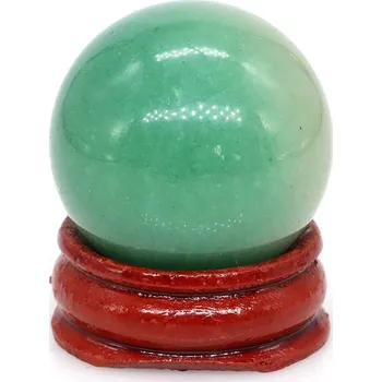 Kamenná minerální koule 30 mm | přírodní kámen | masážní koule - Zelený avanturín , 20 KS