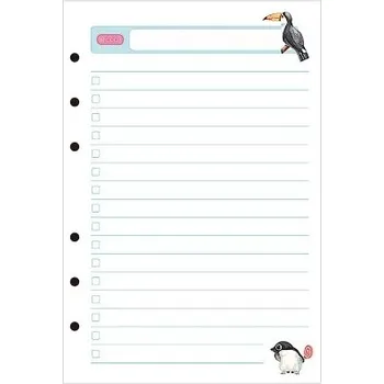 Diář Denní, týdenní a měsíční plánovač pro spirálové zápisníky | spirálový plánovač, zápisník s plánovačem - TODO , A5