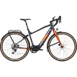 Elektrokolo ROCK MACHINE Gravelride INT e500 Touring 14,1Ah 29" GLOSS METALLIC NAVY/ORANGE/SILVER 2022 rám L" + DOPRAVA ZDARMA