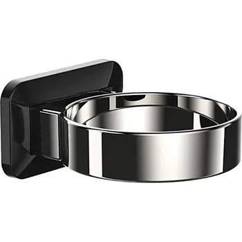 Držák na ručník <strong>Držák na fén bez vrtání | nástěnný držák, koupelnová police</strong> - černý