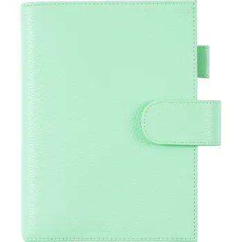 Diář Kožený obal na zápisník B6 | kožený obal, kožený diář - Oblázková máta