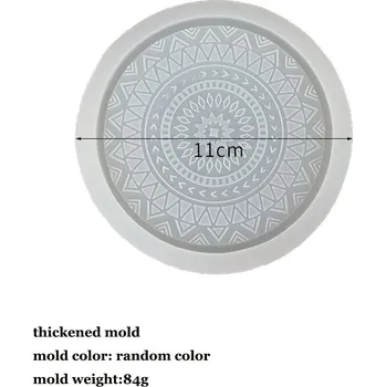 Forma na pečení Mandala forma z odolného silikonu | forma na beton, forma na epoxid - Květina 1