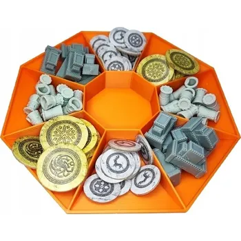 Příslušenství k deskovým hrám Zásobník na žetony, ukazatele, držák pro deskové hry 3D - různé barvy