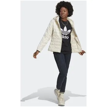 Dámská bunda adidas Bunda pro přechodné období Premium HK5251 Béžová Slim Fit 36