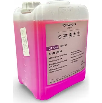 Náplň do chladiče a ostřikovače Škoda chladící kapalina G12evo -35°C - hotová směs 5L