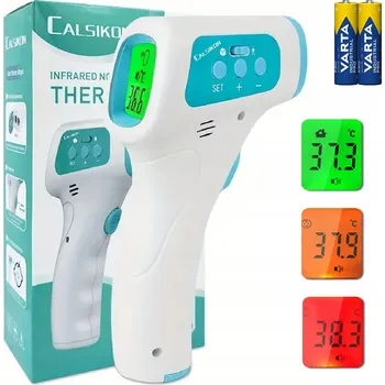 Teploměr osobní BEZKONTAKTNÍ TEPLOMĚR INFRAČERVENÝ LCD ELEKTRONICKÝ PŘESNÝ 1s