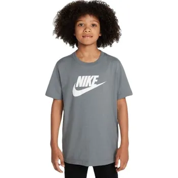 Dětské triko Nike SPORTSWEAR TEE FUTURA M Šedá, Bílá