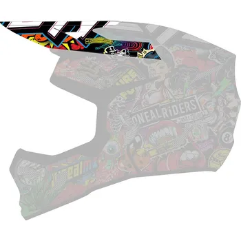 Cyklistická přilba Náhradní kšilt - O´NEAL 3Series Youth CRANK - Multi
