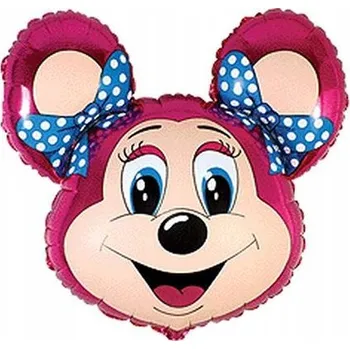 Balónek Fóliový balónek Myška Babsy (růžová)