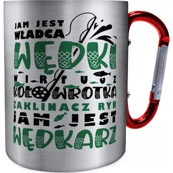 Hrneček s karabinou DÁREK kovový 300 ml