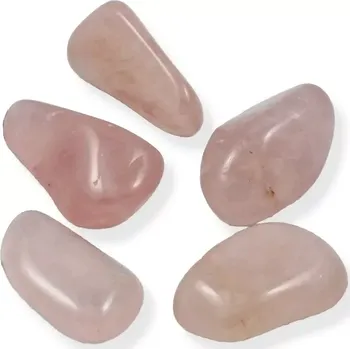 Drahý kámen Růženín tromlovaný - sada č. 2