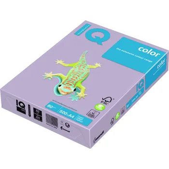 Barevný papír Barevný kancelářský papír fialová pastelová A4 80g IQ Color