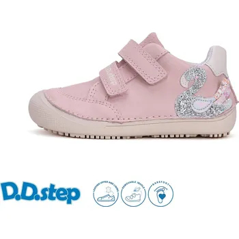 Dívčí polobotky Celoroční obuv DDstep barefoot S063-51551A Baby Pink dívčí Velikost: 31