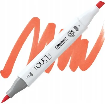 Lihová fixa TOUCH oboustranná Brush & Chisel, R14 Vermilion