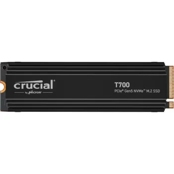 SSD disk Crucial SSD 4TB T700 PCIe Gen5 NVMe TLC M.2 s chladičem