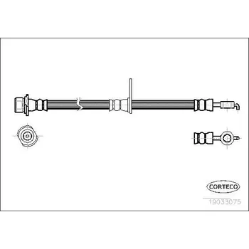 Brzdová hadice Brzdová hadice CORTECO 19033075