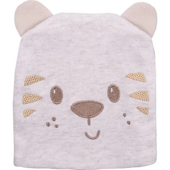 Kojenecká čepice Eevi Dětská čepice BABY LOVE béžová - 62