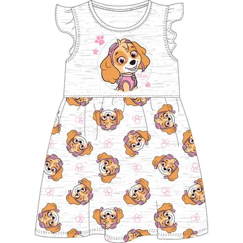 Dívčí šaty Paw Patrol - Tlapková patrola -Licence Dívčí šaty - Paw Patrol 52233170, světle šedý melír Barva: Světle šedý melír, Velikost: 104