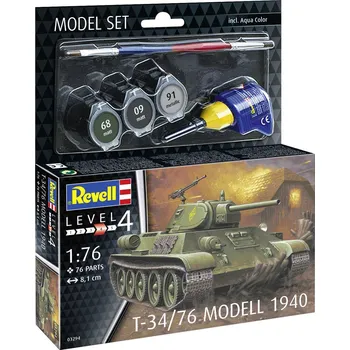 Plastikový model Revell ModelSet tank 63294 - T-34/76 Model 1940 (1:76)