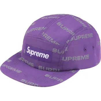 Kšiltovka Supreme Reflective Jacquard Camp Cap / Purple Barva: Fialová, Velikost: OS