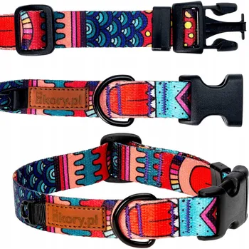 Obojek pro psa JEDNODUCHÝ nastavitelný obojek pro malého psa teriéra S 15 mm Ukory ABSTRAKCE