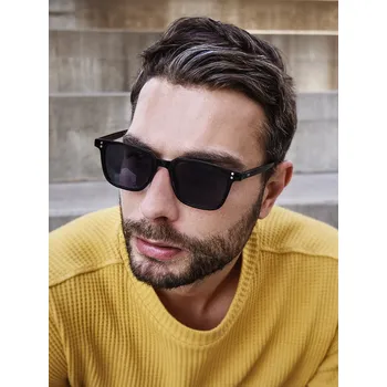 Sluneční brýle VeyRey Pánské Sluneční brýle polarizační hranaté Parisse černé