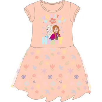 Dívčí šaty Frozen - Ledové království Dívčí šaty - Frozen 5223C770CTN, lososová Barva: Lososová, Velikost: 98