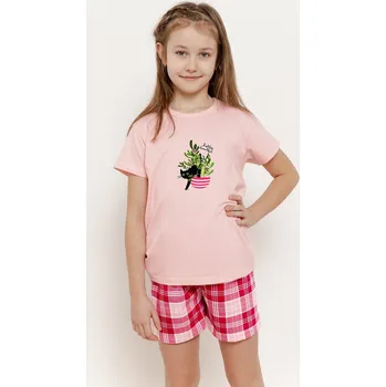 Pánské pyžamo Taro Veronica 3386 pyžamo kr/r 98-116 W25 Růžová 98