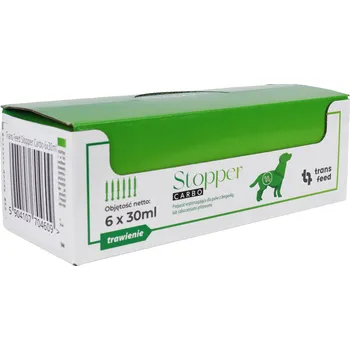 Lék pro psa a kočku Trans Feed Stopper Carbo pasta pro psy 6x 30 ml