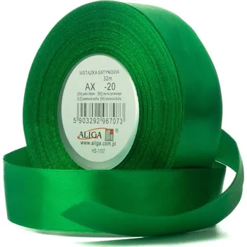 Stuha ALIGA stuha 6/32m -20 zelená tm.hladká/4 ,balení 4 ks 297770