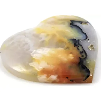 Drahý kámen Dendritický achát srdce – 1 ks