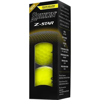 Golf Srixon ball Z-STAR 25 Yellow 3-vrstvé žlutý 3ks