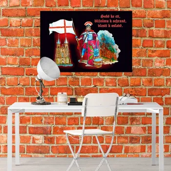 Obraz IMPAR Svatý Florian 90x60 cm Svatý Florian