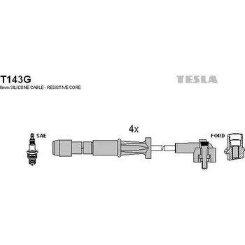 Zapalovací kabel Sada kabelů pro zapalování TESLA T143G