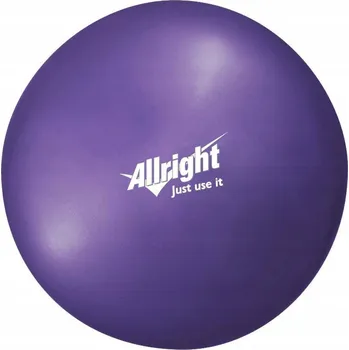 Gymnastický míč Klasický míč Allright 26 cm odstíny růžové a fialové