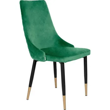 Jídelní židle Židle LOGAN sametová zelená ALL 807829