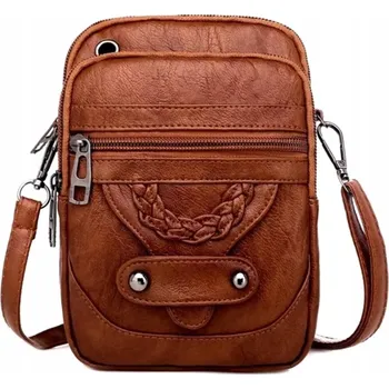 Taštička na telefon a doklady hnědá