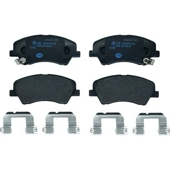 Brzdová destička Sada brzdových destiček, kotoučová brzda HELLA 8DB 355 036-501