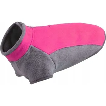 Obleček pro psa Svetřík Mikina fleecová pro psa Zimní Teplý Růžovo-šedý Velikost S