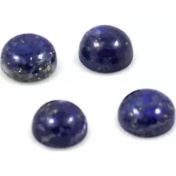Drahý kámen Lapis lazuli kabošonek 6mm - 1 ks