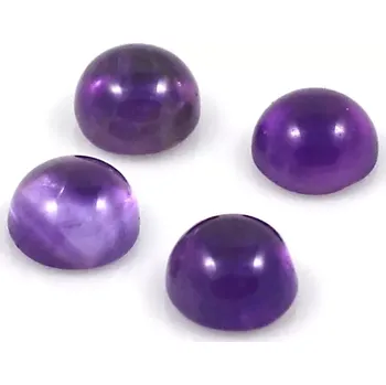 Drahý kámen Ametyst kabošonek 6mm - 1 ks