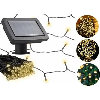 Venkovní osvětlení Girlanda GOLED LVT 1190 cm solární