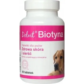 Doplněk stravy pro psy Dolfos tablety pro zdravou kůži a srst
