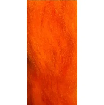 LAMAfly Egg Yarn Synthetic Fibers Minnow Orange