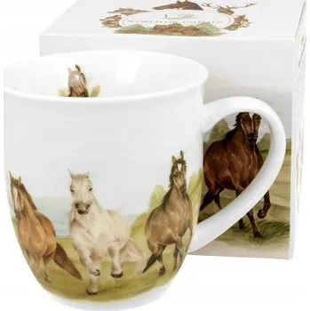 Hrnek Duo cválající koně porcelánový 400 ml