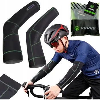 Cyklistické oblečení Cyklistické návleky na ruce Vibike L černá