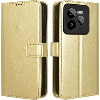 Pouzdro na mobilní telefon Crazy knížkové pouzdro na Realme GT 7 Pro 5G - zlaté
