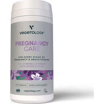 Doplněk stravy VEGETOLOGY Pregnancy Care Vitamíny a minerály pro těhotné 60 tablet