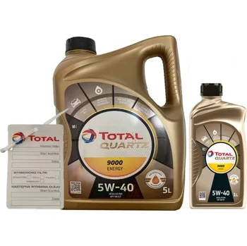 Motorový olej Total Quartz 9000 Energy 6 l 5W-40